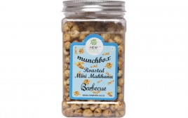 New Tree Munchbox Roasted Mini Makhana Barbecue  Jar  150 grams